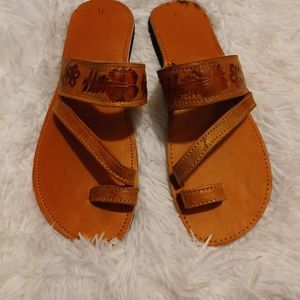 Leather sandals